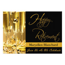 Personalized Retirement Party Invitation
