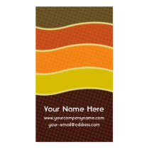 Personalized Retro 70s Business Cards business cards