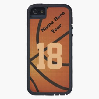 Personalized Basketball iPhone 5 Case