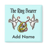 Personalized Ring Bearer Gifts Refrigerator Magnet