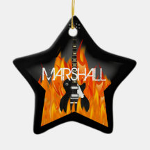 Personalized Rock Star Ornament