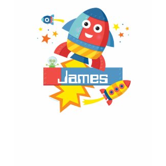 Personalized Rocket Shirt shirt