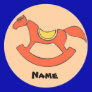 Personalized Rocking Horse Sticker