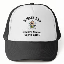 Personalized Rookie Dad Cap hats