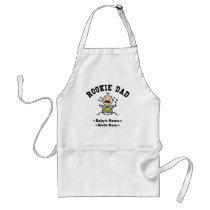 Personalized Rookie Dad Gift aprons