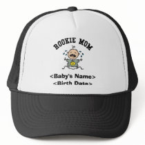 Personalized Rookie Mom Cap hats