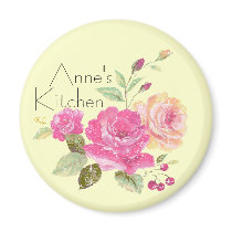 Personalized Rose Magnet