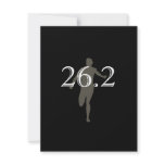 Personalized Runner Marathon Keepsake 26.2 Personalized Announcement