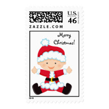 Personalized Santa Baby Postage Stamp