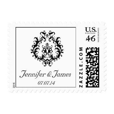 Personalized Save the Date Postage Stamps