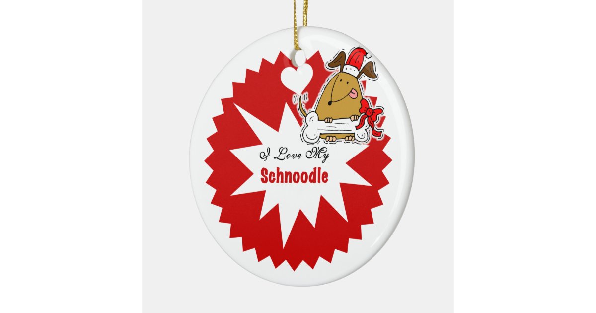 personalized schnoodle keepsake ornament zazzle personalized schnoodle keepsake ornament zazzle