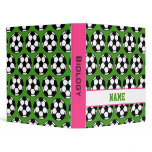 Personalized School Soccer Binder