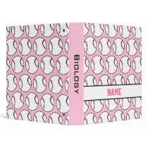 Personalized School Softball Binder