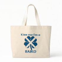 Personalized Scottish Kiss Me I'm Baird Canvas Bags