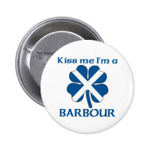 Personalized Scottish Kiss Me I'm Barbour Buttons