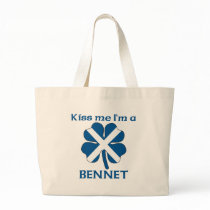 Personalized Scottish Kiss Me I'm Bennet Canvas Bag