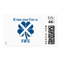 Personalized Scottish Kiss Me I'm Fife Postage Stamp