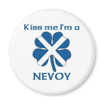 Personalized Scottish Kiss Me I'm Nevoy magnets by KissMeTshirts Personalized Scottish Kiss Me I'm Nevoy magnets