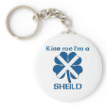 Personalized Scottish Kiss Me I'm Sheild Key Chains