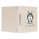 Personalized Siberian Husky binders