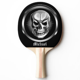 Personalized Skull Ping Pong Paddle Ping Pong Paddle