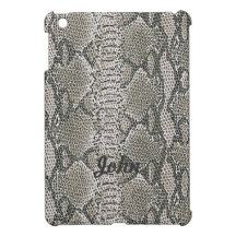Personalized Snake Skin Print iPad Mini Case
