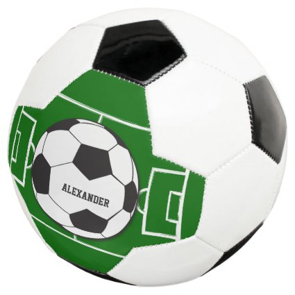 Personalized Soccer Ball and Field