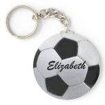 Personalized Soccer Ball Keychain