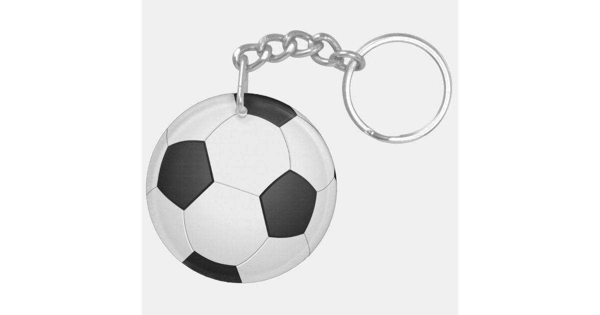 Personalized Soccer Ball Keychain Zazzle