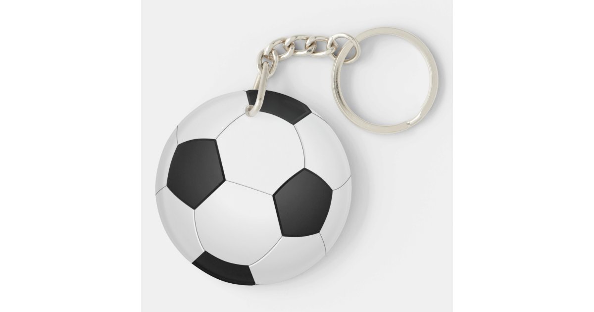 Personalized Soccer Ball Keychain Zazzle