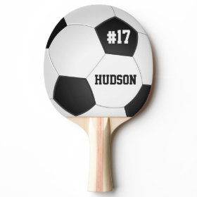 Personalized Soccer Ball Ping-Pong Paddle