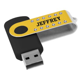 Personalized, Soccer Ball USB Flash Drive