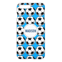 Personalized Soccer Ball with Team Name and Number iPhone 7 Plus Case