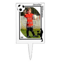 Personalized Soccer Cake Topper cake picks