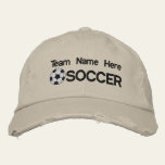 Personalized Soccer Embroidered Hat