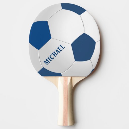 Personalized Soccer Football Ping Pong Paddle Zazzle
