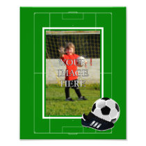 Personalized Soccer/Football Print Photo Art