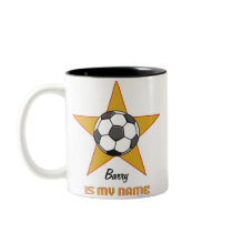 Personalized Soccer Star Mug