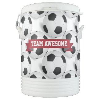 Personalized Soccer Team or Name Igloo Beverage Dispenser