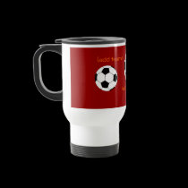 Personalized Soccer Travel Mug