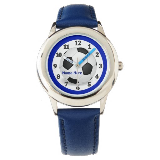 personalized soccer watch for kids or adults zazzle personalized soccer christmas ornaments