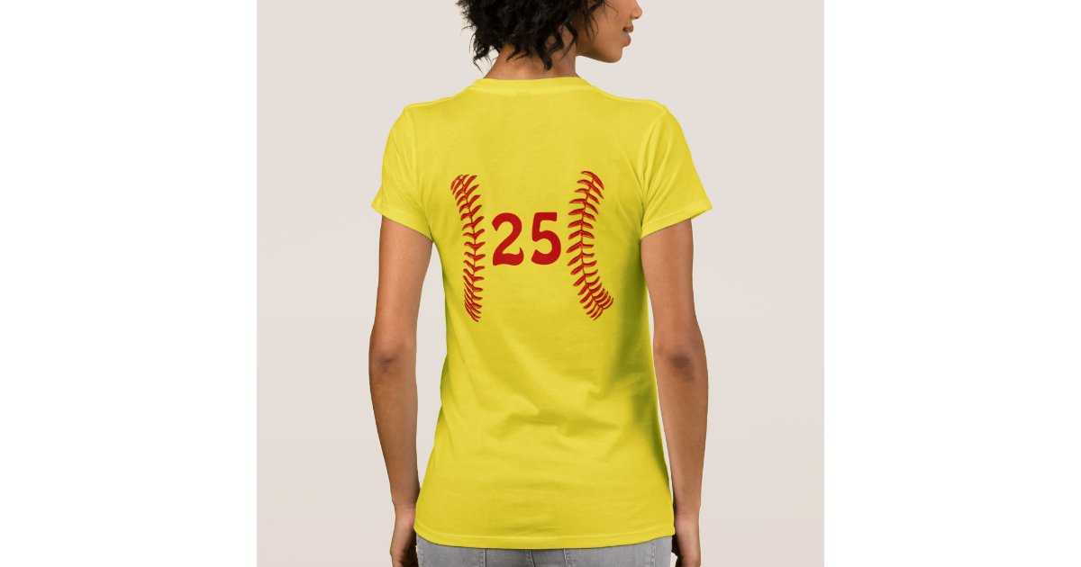 Personalized Softball Jersey Shirts for Girls Zazzle