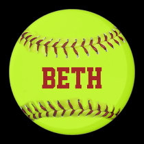 Personalized Softball Magnet magnets