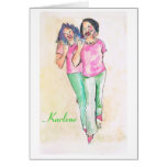Personalized Sorority note cards