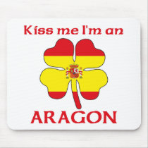 Personalized Spanish Kiss Me I'm Aragon mousepads by KissMeTshirts Personalized Spanish Kiss Me I'm Aragon mousepads