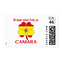 Personalized Spanish Kiss Me I'm Camara Postage Stamp