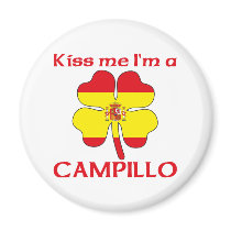 Personalized Spanish Kiss Me I'm Campillo magnets by KissMeTshirts Personalized Spanish Kiss Me I'm Campillo magnets