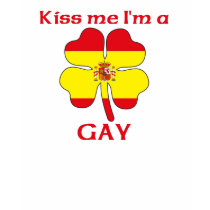 Personalized Spanish Kiss Me I'm Gay t-shirts