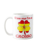 Personalized Spanish Kiss Me I'm Grosso mugs
