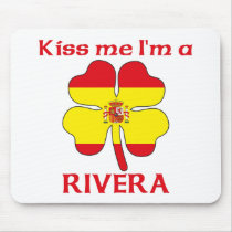 Personalized Spanish Kiss Me I'm Rivera mousepads by KissMeTshirts Personalized Spanish Kiss Me I'm Rivera mousepads